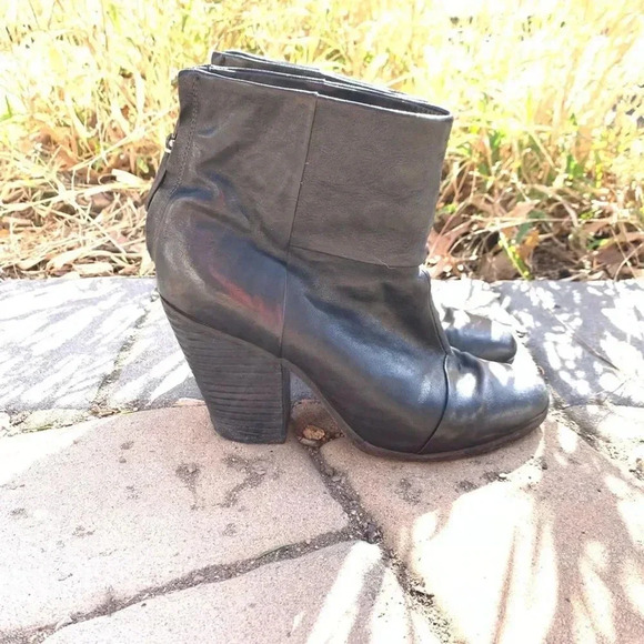 Rag & Bone Black Bootie Size 6.5 - Picture 8 of 8